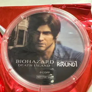 바이오하자드 라운드원 아크릴 코스터 레온