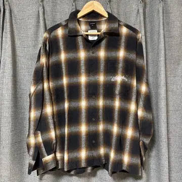 APPLEBUM 체크 무늬 플란넬 셔츠