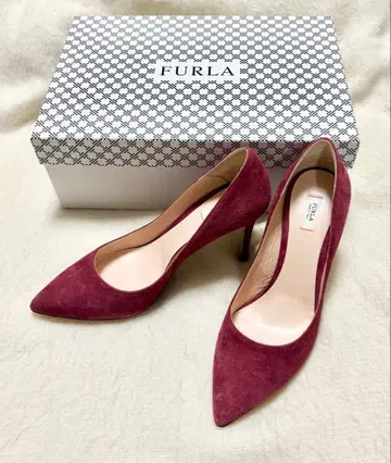 [ 미사용 새상품 ] FURLA 펌프스 24cm 보르도