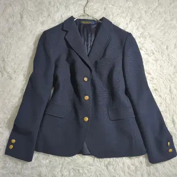 BROOKSBROTHERS 네이비 금 버튼 테일러드 자켓 싱글
