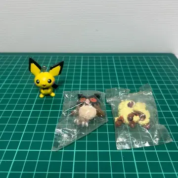 포켓몬 피츄 미니 피규어 꾸꾸리 후딘 클립