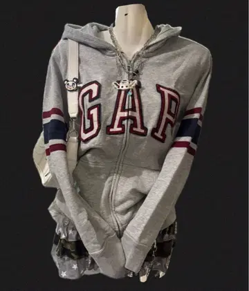 y2k GAP 후드티 로고 핑크 그런지 헤이세이 여자 헤이세이 갸루