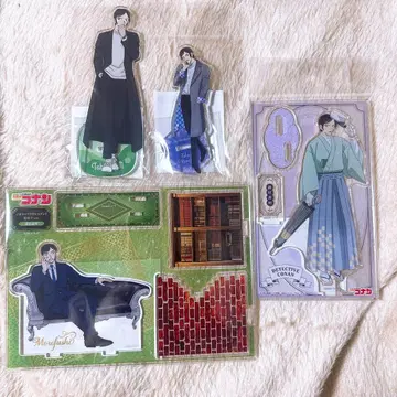 명탐정 코난  길거리 산책 긴 의자 사복 아크릴 스탠드 모로후시 타카아키