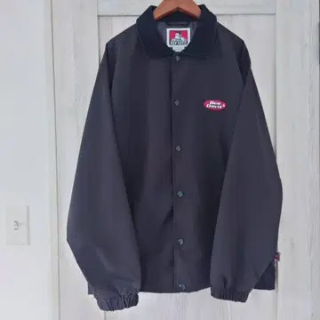 BEN DAVIS 블랙 나일론 자켓