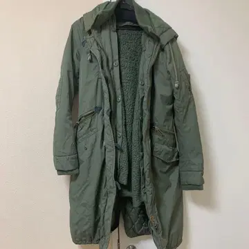 마우지 moussy/울트라 웜 후드 부착 모즈 코트