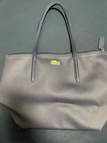 Lacoste 네이비 토트백