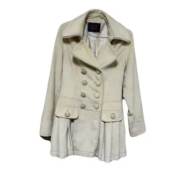 핑크 믹스 프릴 공주 코트