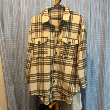 [ SALE ] AZUL by moussy 체크 무늬 플란넬 셔츠 S