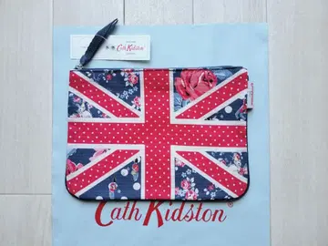 [새상품] 캐스키드슨 파우치 유니언 잭 꽃무늬 근위병 반려견 빌리