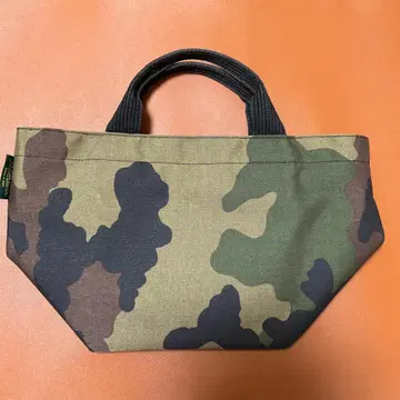 가을 세일 에르베 샤펠리에 보트형 토트 나일론 카모플라쥬 백 프랑스제