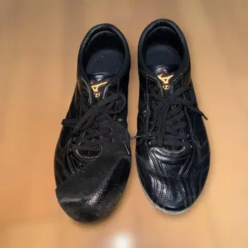 미즈노 블랙 스파이크 한쪽 보강