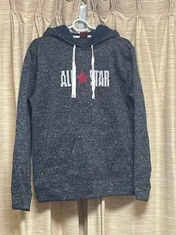 CONVERSE (컨버스) ALL STAR 후드티 M 다크 그레이