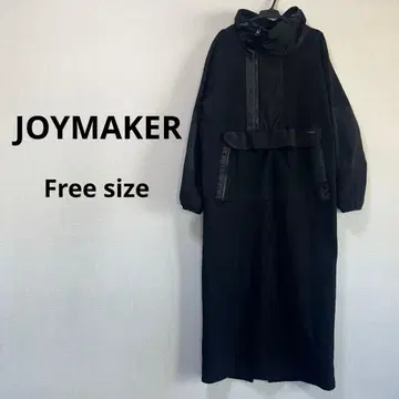 JOYMAKER 이소재 후드 부착 원피스 롱 기장 캐주얼 모드