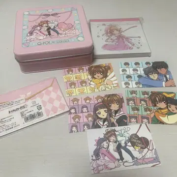 카드캡터 사쿠라 Q-pot 메모장 미니카드 세트