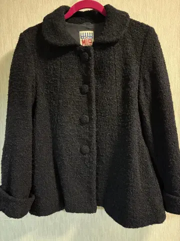 블랙 텍스처 자켓