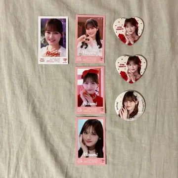 타카마츠 히토미 미니 포토 캔 배지