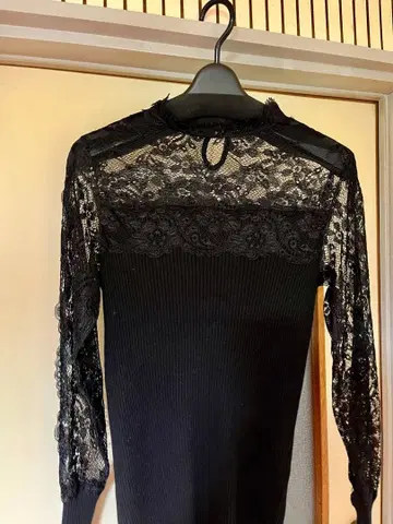 M.duex 엠두 레이스 니트 BLACK