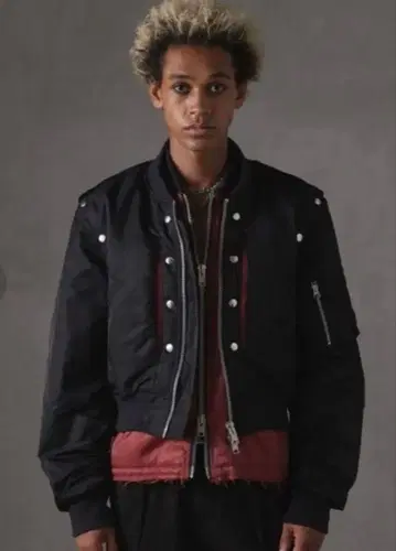 [ GRANCY ] 볼륨 레이어드 디자인 MA-1 블랙