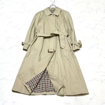 [ 새상품급 ] 아쿠아 스큐텀 트렌치코트 래글런 슬리브 롱 기장