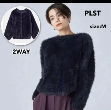 페더얀 2WAY 크루넥 가디건 네이비 M