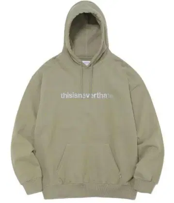 T-Logo 후디 스웨트셔츠 라이트 올리브