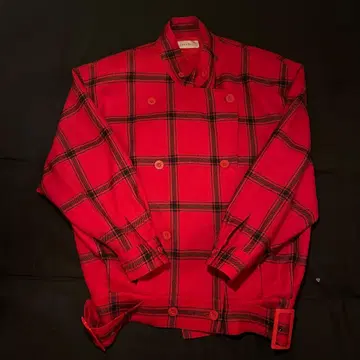 LE MARAIS 레드 체크 무늬 자켓