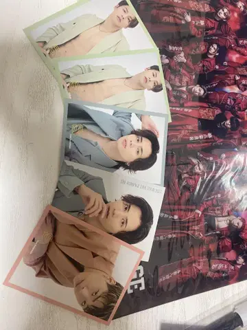 아이돌 그룹 컬러 사진 5장 세트