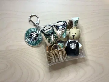 가챠 파우치 카페 블랙 곰돌이