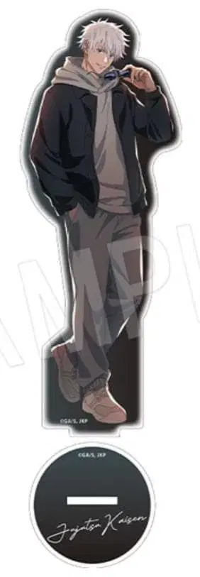 주술회전 말큐브 홀로 아크릴 피규어 스탠드 고죠 사토루