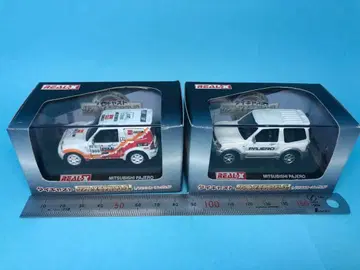 다이캐스트 REAL-X 1/72 미쓰비시 파제로 미니카 2대 세트