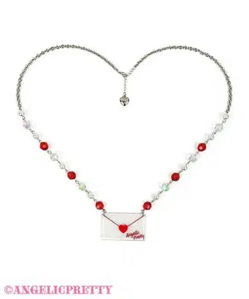 24시간 이내 익명 배송 AP Lovely Love Letter 목걸이