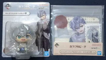 제일복권 컬러풀 피치 피규어 지퍼백 & 스티커 히로