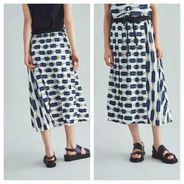 그레이스 콘티넨탈 플리츠 롱 스커트 36호