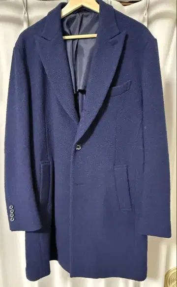 네이비 체스터 코트 사이즈 50