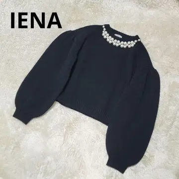 새상품급 IENA 이에나 23AW 펄넥 니트 풀오버