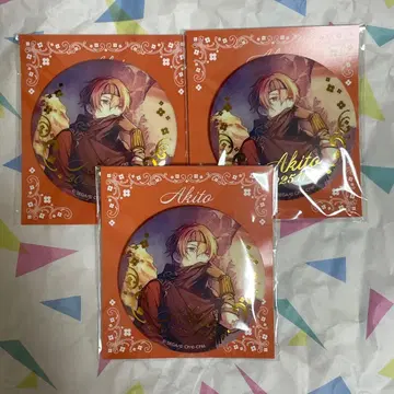 프로젝트 세카이 프로세카 하피콜레 금박 캔뱃지 시노노메 아키토 B 3개