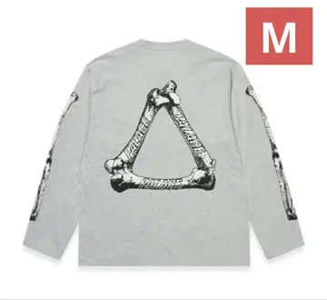 PALACE Tri-Bone Longsleeve Grey M