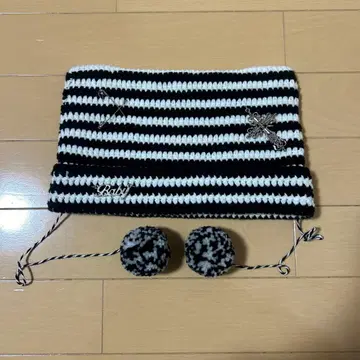 고양이 귀 니트 모자 y2k TRAVAS YOKYO 아크로 도쿄