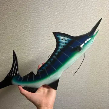 오키나와 참치형 피규어 청록색