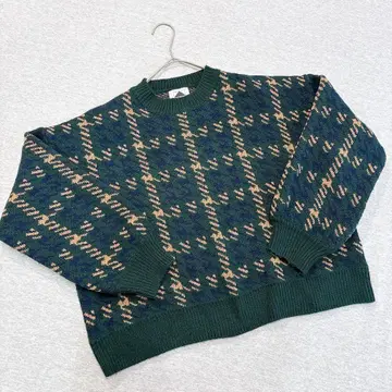 아비토 도쿄 긴팔 니트 스웨터 그린 프리 사이즈