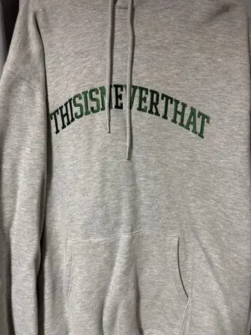 THISISNEVERTHAT 그레이 후드티