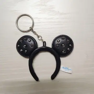 미키 귀 키링 블랙