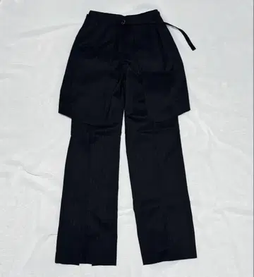 PRANK PROJECT 스트라이프 랩 레이어드 팬츠