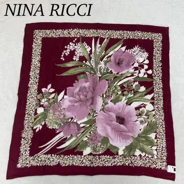 R98 미사용 새상품 니나리치 스카프 보르도 여성용