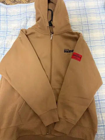 Dickies 베이지 집업 후드티