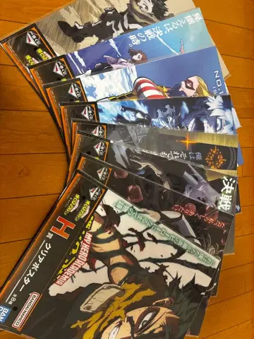 제일복권 나의 히어로 아카데미아 H상 클리어 포스터 컴플리트 8종 세트