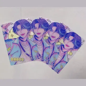 파라라이 라파리 야마토 쇼고 트레이딩 클리어 카드 4개 세트