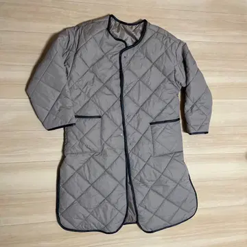 그레이 퀼팅 자켓
