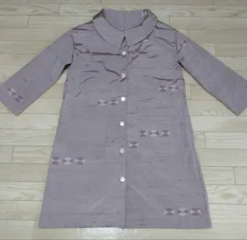 기모노 리메이크 스모키 핑크 코트