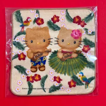 레어! 일광화상 헬로키티 타월 레트로